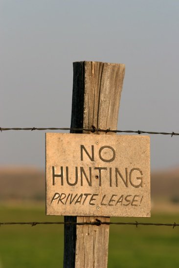 no hunting