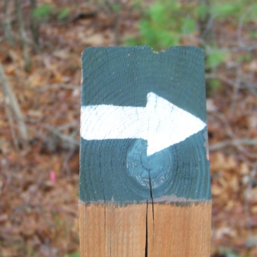 trail marker of whortleberry hollow